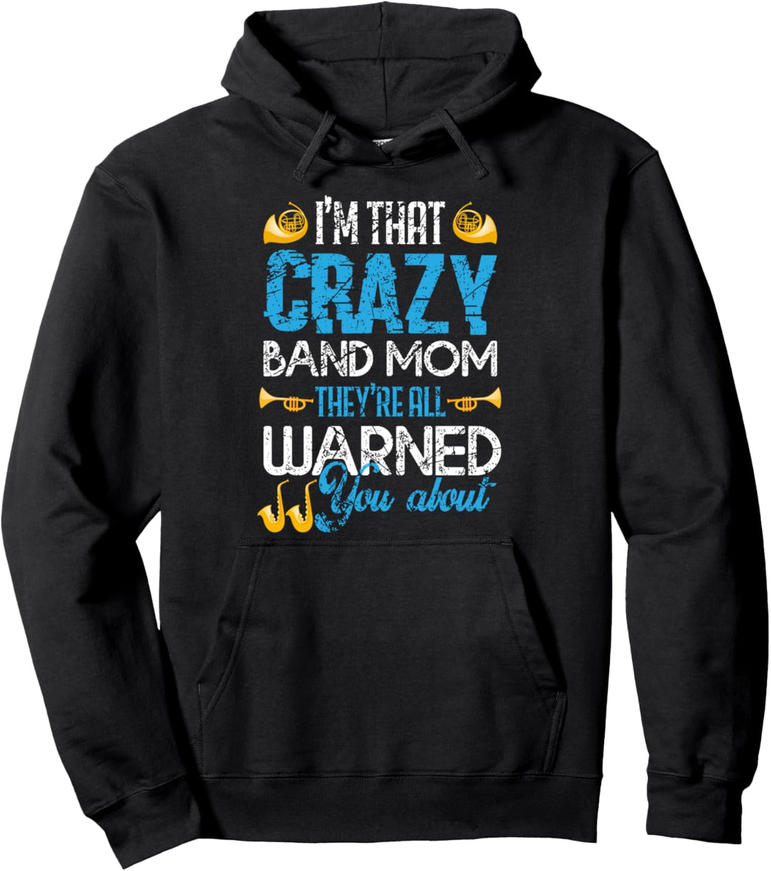 Stolze Trompeten Mutter Orchester Blasmusik Posaune Geschenk Pullover Hoodie