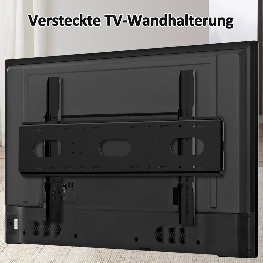 TV Wandhalterung Fest für 42-90 Zoll Flach Biegbar Schwerlast Fernseher oder Monitor bis zu 100kg Ma