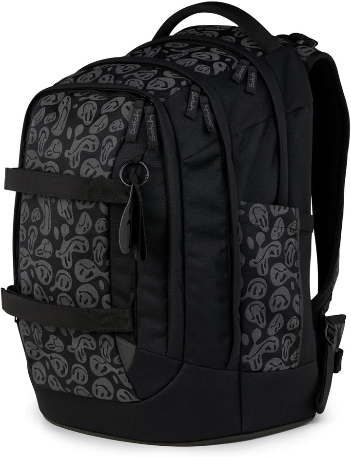 Satch Pack Set Set 4 teilig ab 5. Klasse ergonomisch 30L Stauraum mit Schlamperbox Trinkflasche Spor