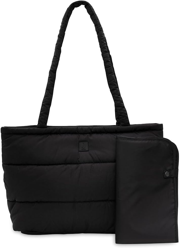Jollein Wickeltasche Shopper Schwarz, Schwarz