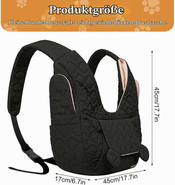 Hundetragetasche Bis 10 Kg, Hundetasche Für Kleine Hunde, Hunderucksack, Freihändige Hundetasche, Fr