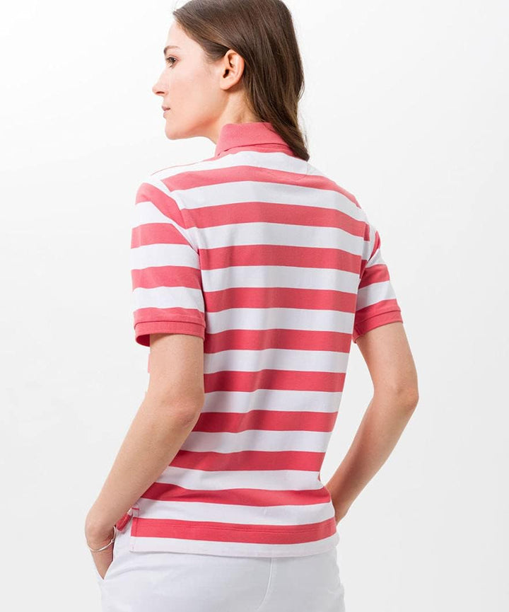 BRAX Damen Style Cleo Polohemd 34 Coral, 34 Coral