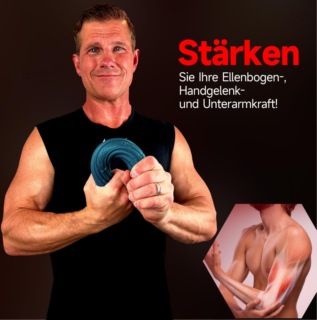 FitBeast Flex Therapy Bar, Tennisarm Therapie Bar - Ideal zur Linderung von Sehnenscheidenentzündung