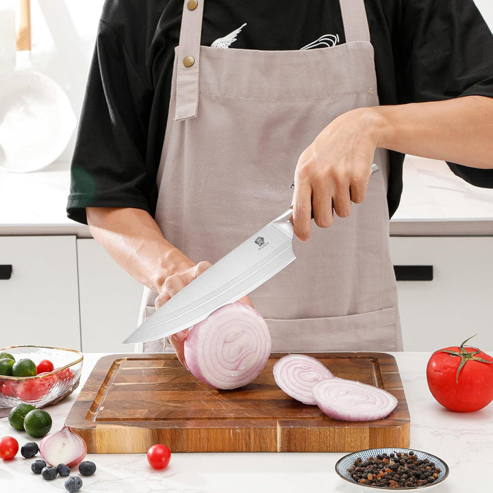 WILDMOK Profi Kochmesser Küchenmesser 20,6cm Messer Chefmesser Allzweckmesser aus Deutscher Edelstah