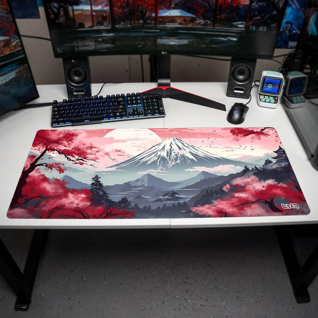 Tilt Gaming Mauspad 900x400 mm - 4 mm rutschfeste Schreibtischunterlage Gross - Speed-Oberfläche & H