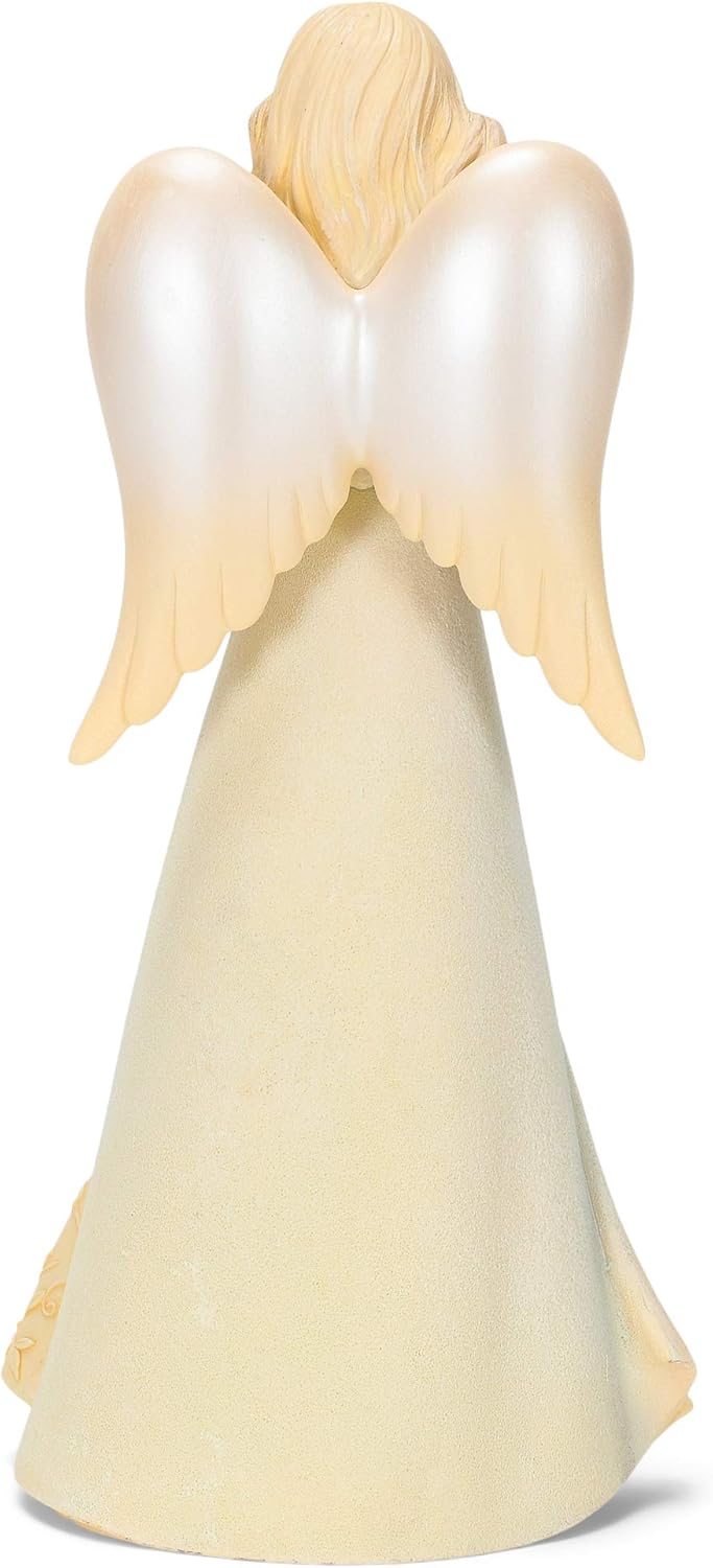 Enesco Foundations Engel Heart of Hospitality, 18 cm, Mehrfarbig