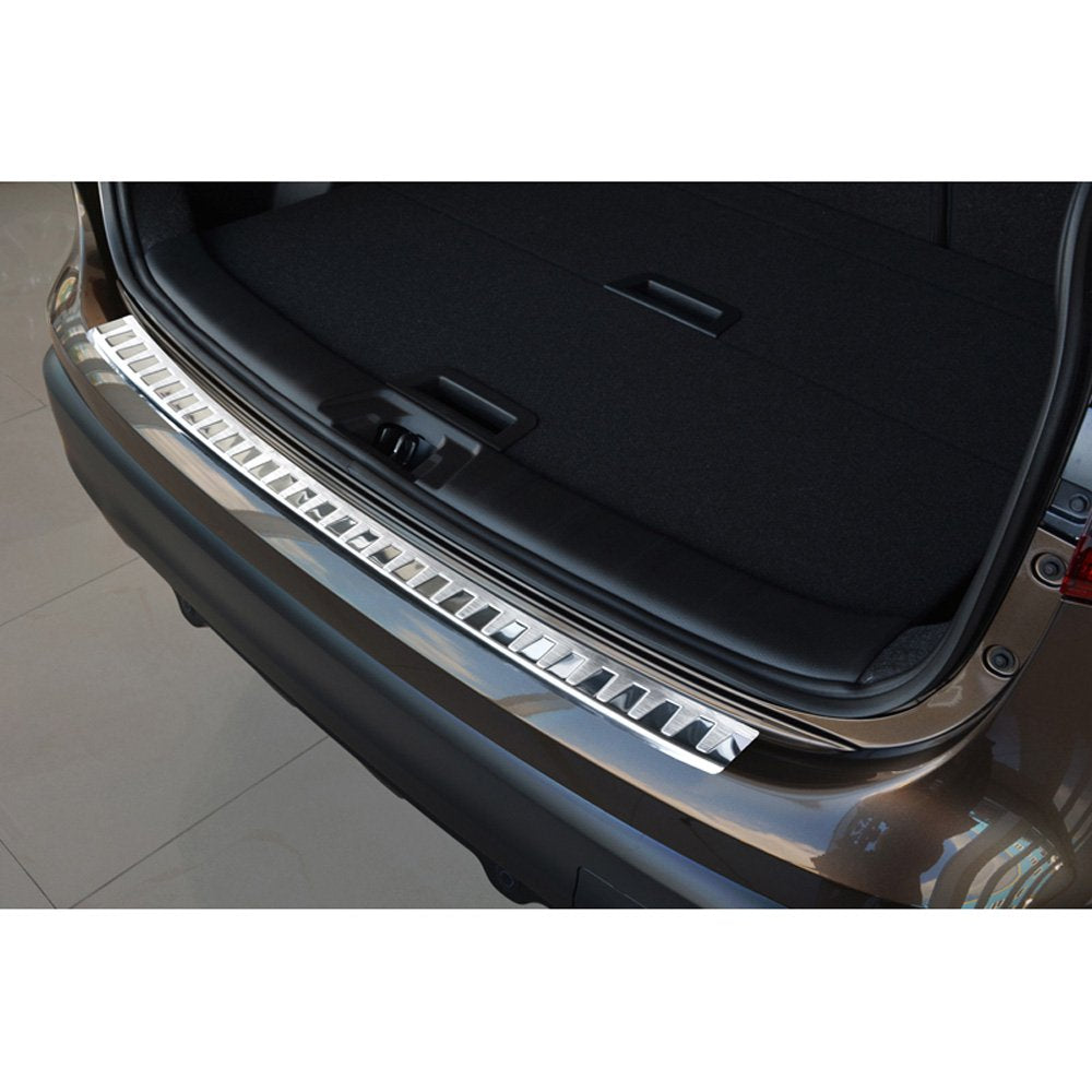 Avisa Edelstahl Heckstossstangenschutz kompatibel mit Nissan Qashqai II 2014-2017 'Ribs'