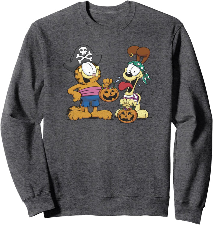 Garfield Halloween Odie Garfield Pirates Sweatshirt