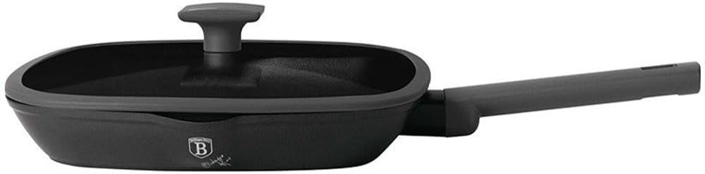 Berlinger Haus Grillpfanne mit Deckel 28 cm Anthrazit Kollektion BH-8127