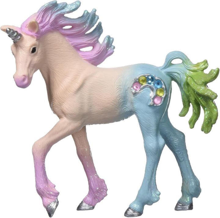SCHLEICH 70723 Spielfigur -Marshmallow Einhorn Stute bayala, Mehrfarbig & 70724 Spielfigur -Bonbon E