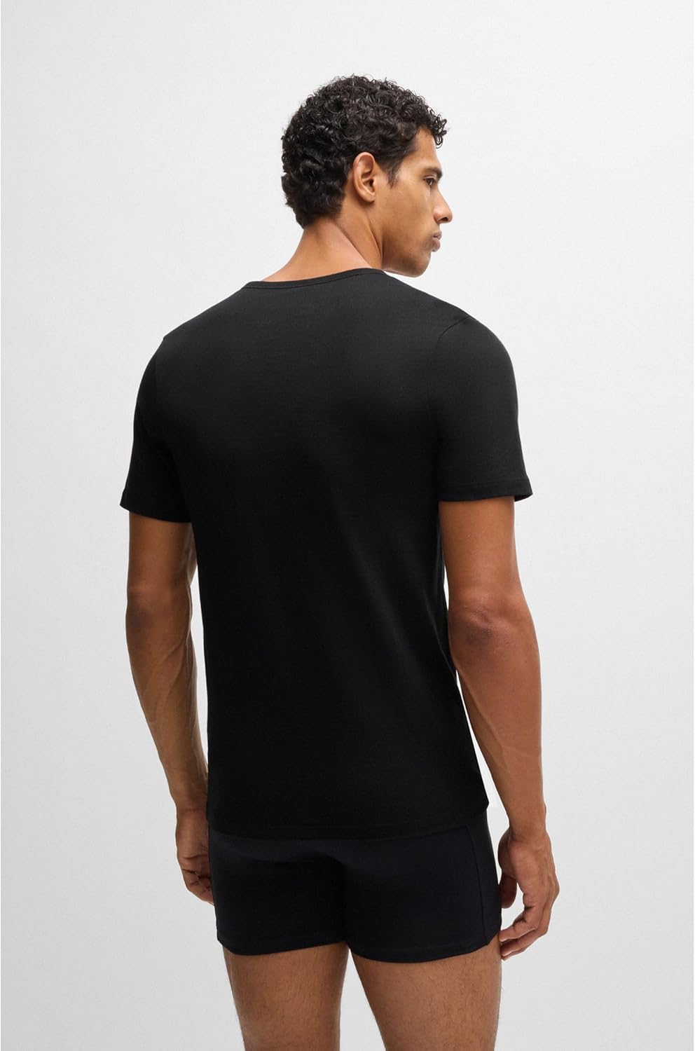 BOSS Herren TShirtVN 3P Classic Dreierpack T-Shirts mit V-Ausschnitt aus Baumwolle XS New - Black, X
