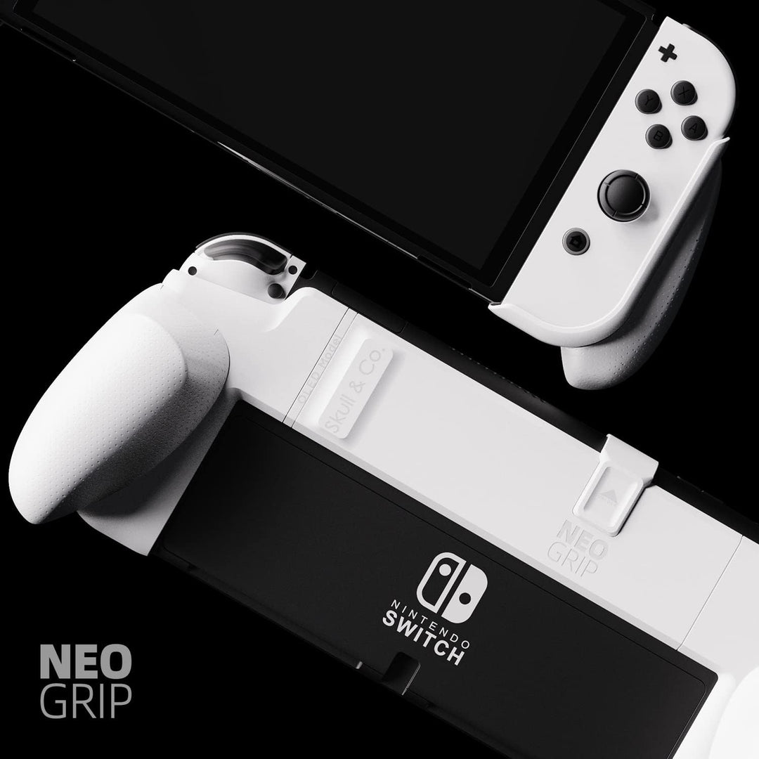 Skull &amp; Co. NeoGrip Bundle für Nintendo Switch OLED und Regular Modell: Eine andockbare Schutzhülle
