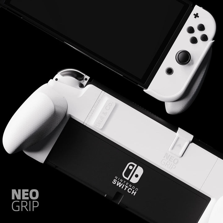 Skull &amp; Co. NeoGrip Bundle für Nintendo Switch OLED und Regular Modell: Eine andockbare Schutzhülle