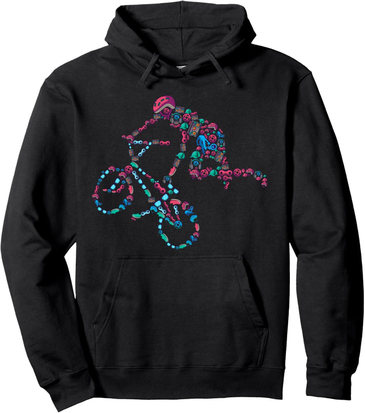 BMX Stunt Dirt Bike Freestyle Fahrer Pullover Hoodie