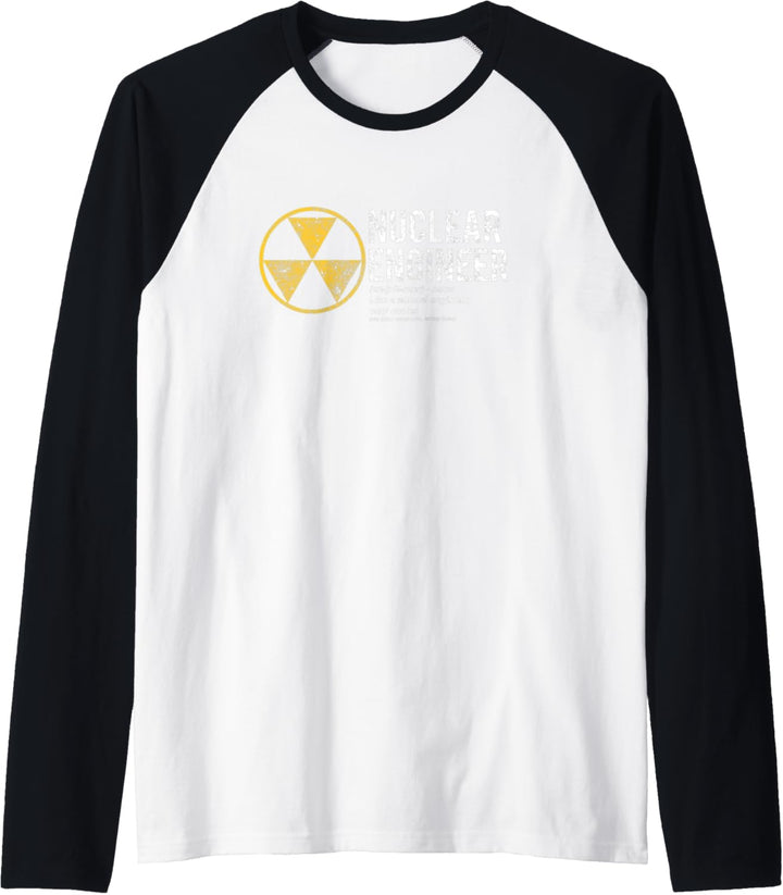 Physik Nerd Wissenschaft - Nucleer Engineer Physiker Raglan