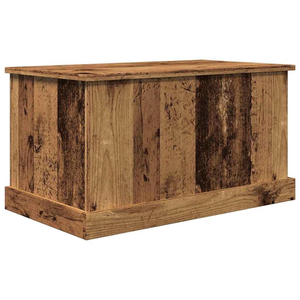vidaXL Aufbewahrungstruhe Altholz-Optik 70x40x38 cm Holzwerkstoff, Aufbewahrungsbox, Werkzeugtruhe,