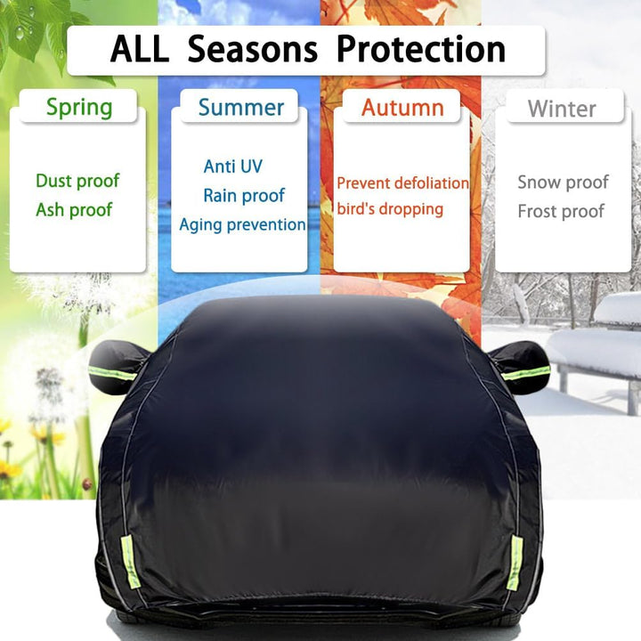 Halbgarage für Auto Windschutzscheibe Abdeckplane Winter Sommer Autoabdeckung wasserdicht Auto halbg