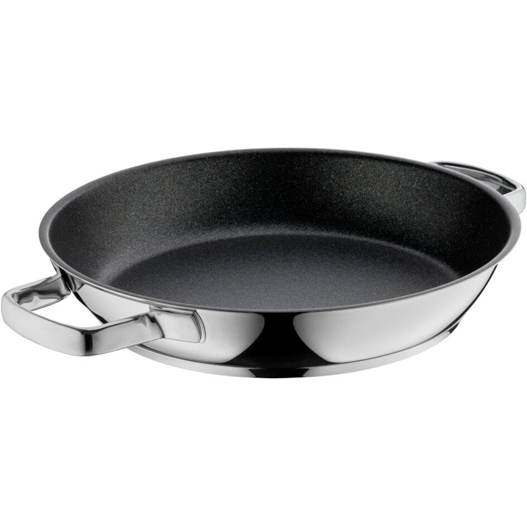 WMF Permadur Advance Servier-/ Bratpfanne 28 cm Induktion, Edelstahlpfanne, Servierpfanne Cromargan