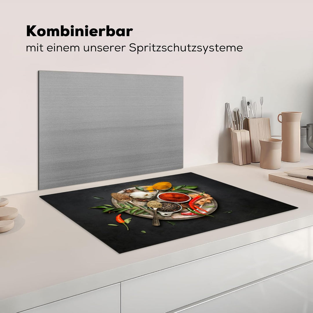 KitchenYeah© Herdabdeckplatte Einteilig Küche Ceranfeld Abdeckplatte Cerankochfeld Abdeckung Indukti