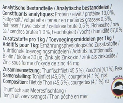 GimCat Superfood ShinyCat Duo Thunfisch mit Zucchini - Katzenfutter mit saftigem Filet ohne Zuckerzu