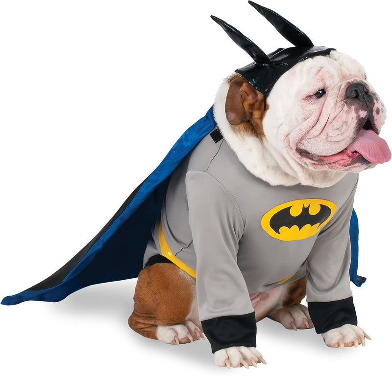 Rubie‘s Official DC Batman-Kostüm für grosse Hunde, Grösse XXL, Hals bis Schwanz 91,5 cm, Brust 81 c