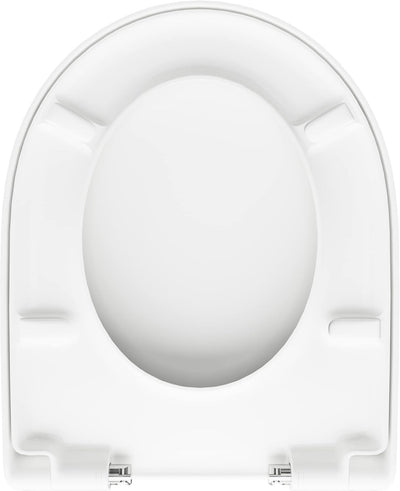 LUVETT® WC-Sitz mit Absenkautomatik D140 D-Form Soft Close® & TakeOff EasyClean Abnahme, hygienisch