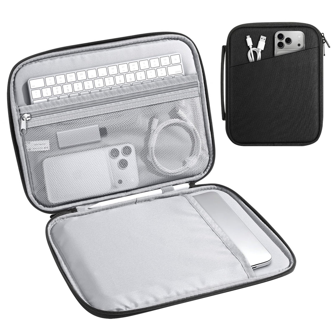 MoKo 13,3-14 Zoll gepolsterte Laptoptasche Schutztasche für neuen 13-Zoll Mac Air/Pro M4, 14" Mac Pr