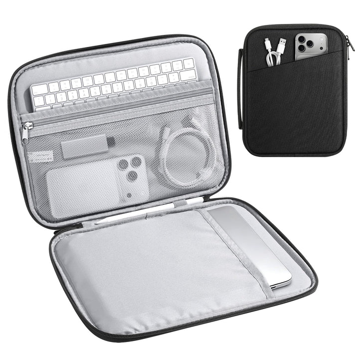 MoKo 13,3-14 Zoll gepolsterte Laptoptasche Schutztasche für neuen 13-Zoll Mac Air/Pro M4, 14" Mac Pr