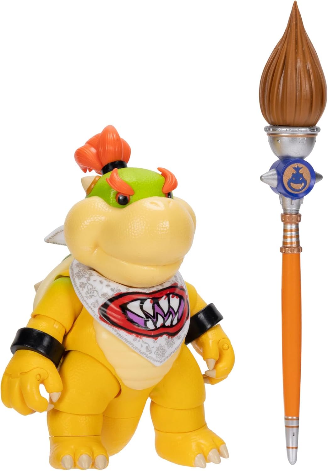 „Super Mario Galaxy“-Film: Bowser Jr. 5" / 12,7 cm grosse Actionfigur mit Zubehör, offiziell lizenzi
