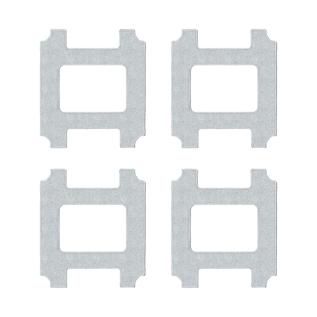 Lubluelu Mikrofaser Reinigungspads 24×24 cm 4er Set für CH00 CH01 CHYW201 CHYW200 Fensterputzroboter