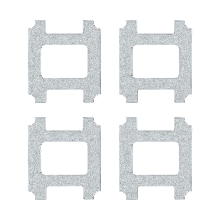 Lubluelu Mikrofaser Reinigungspads 24×24 cm 4er Set für CH00 CH01 CHYW201 CHYW200 Fensterputzroboter
