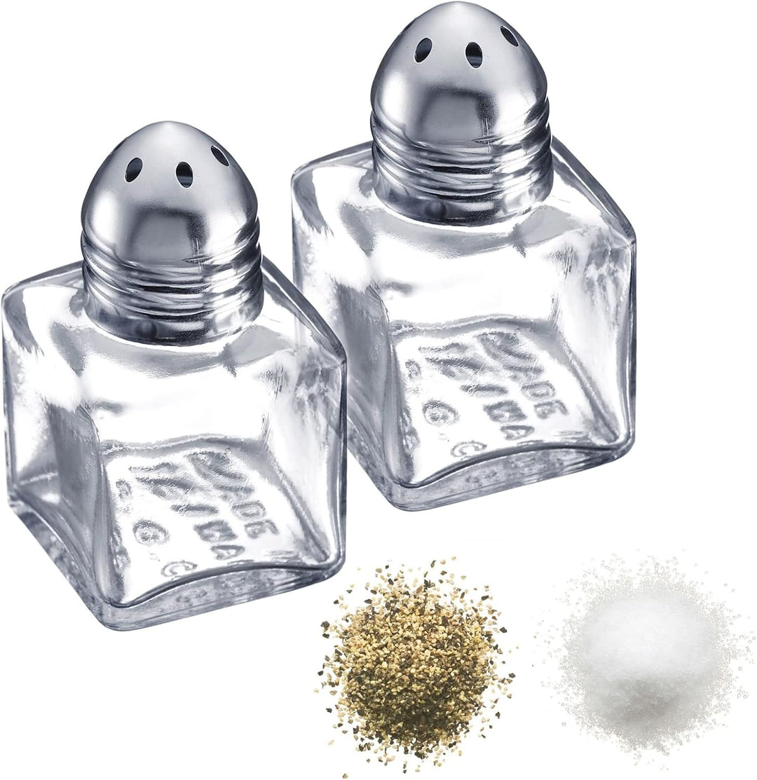 Westmark Mini-Gewürzstreuer-Set, 10 Sets à 2 Stück, Fassungsvermögen: je 10 ml, Rostfreier Edelstahl
