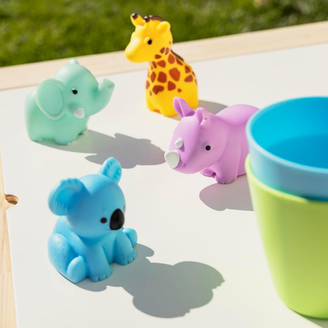 Munchkin Wild Tiere Baby Badespielzeug, 8 Stücks, Multi Wild Animals, 8 Pack, Wild Animals, 8 Pack