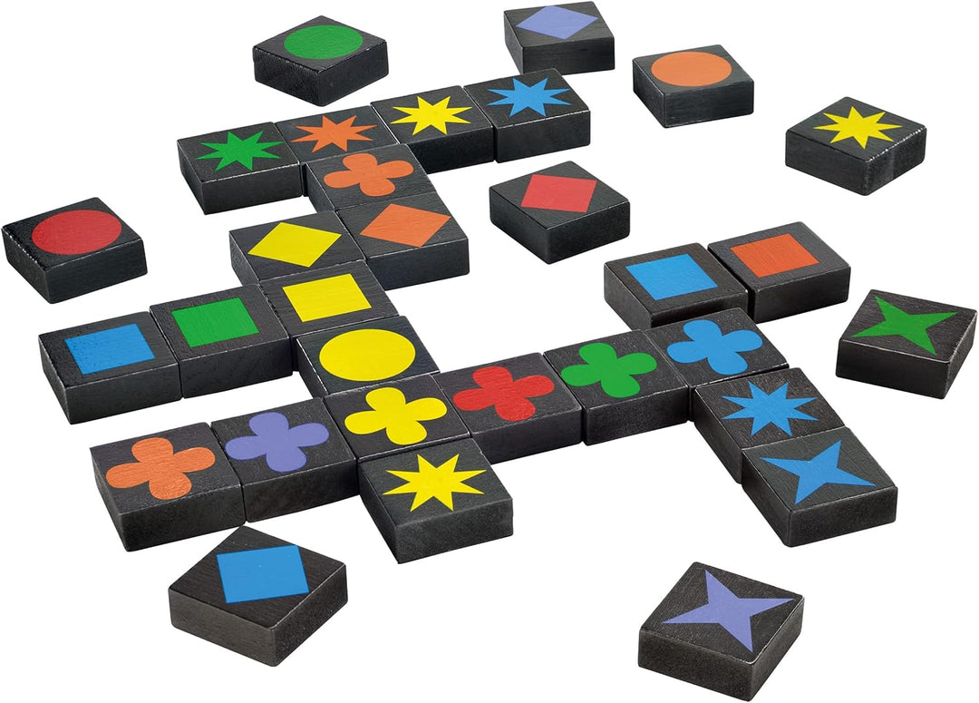 Schmidt Spiele 49311 Qwirkle, Spiel des Jahres 2011, Familienspiel, FFP Artikel Standard Packaging,