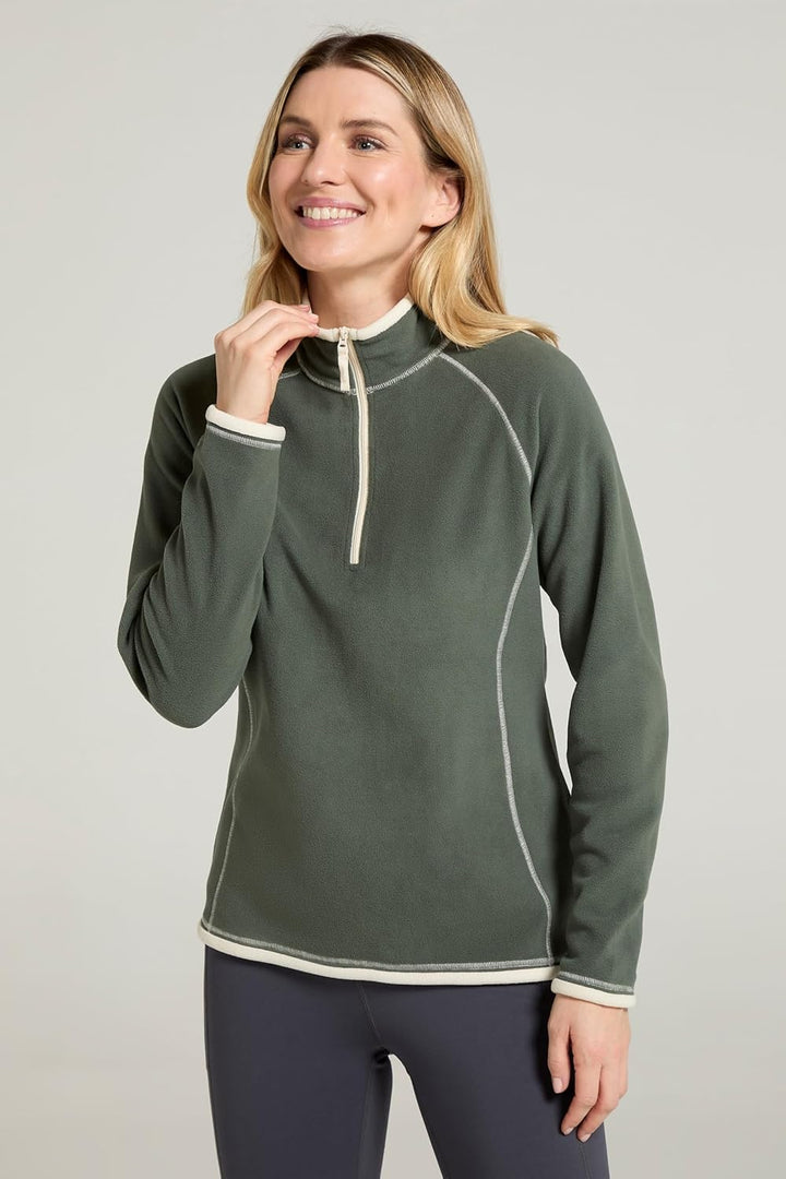 Mountain Warehouse Montana Fleecejacke für Damen aus Microfleece - Atmungsaktiver Fleece-Pullover fü