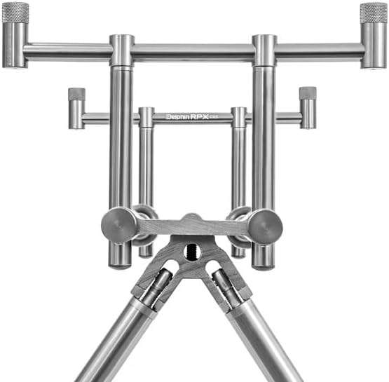 Delphin RPX Stalk, Rodpod, Rutenhalter, Silber, 75x66 cm