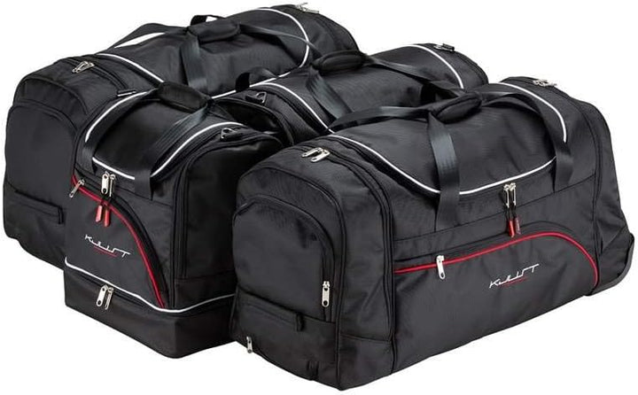 KJUST Dedizierte Kofferraumtaschen 4 STK kompatibel mit Skoda KAROQ I 2017+