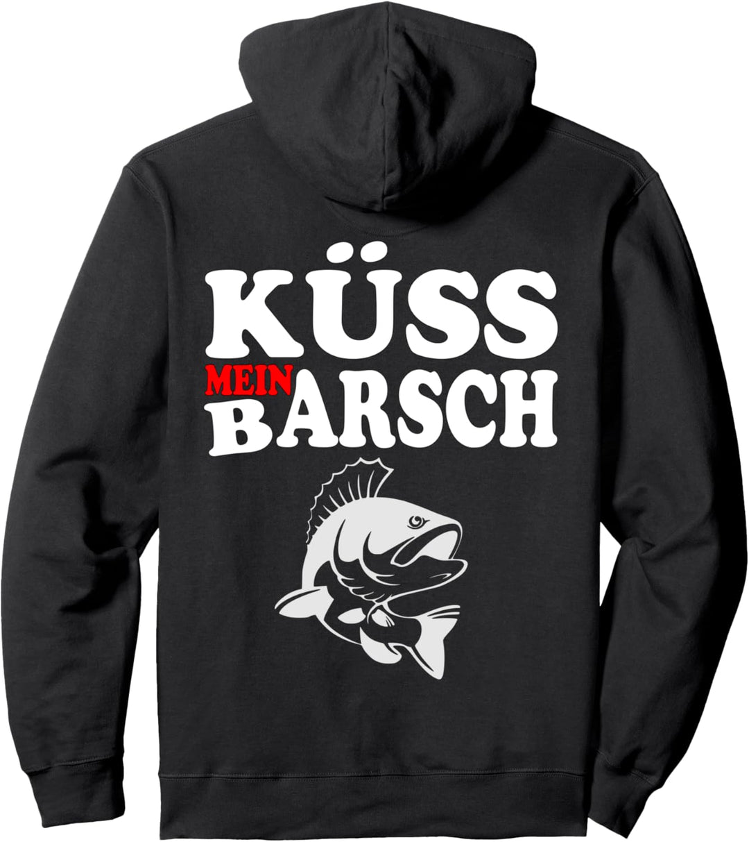 Lustiges Angler Geschenk Barschangler Frauen Angeln Barsch Pullover Hoodie