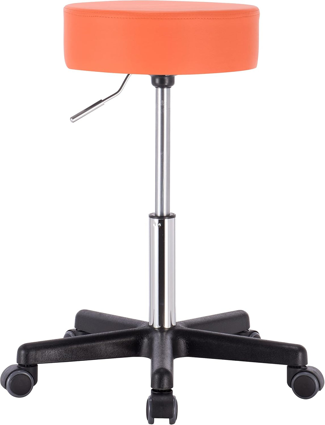 1stuff Profi Rollhocker Squash 35 - ca. 51-71 cm Sitzhöhe - Bürohocker höhenverstellbar mit hoher Be