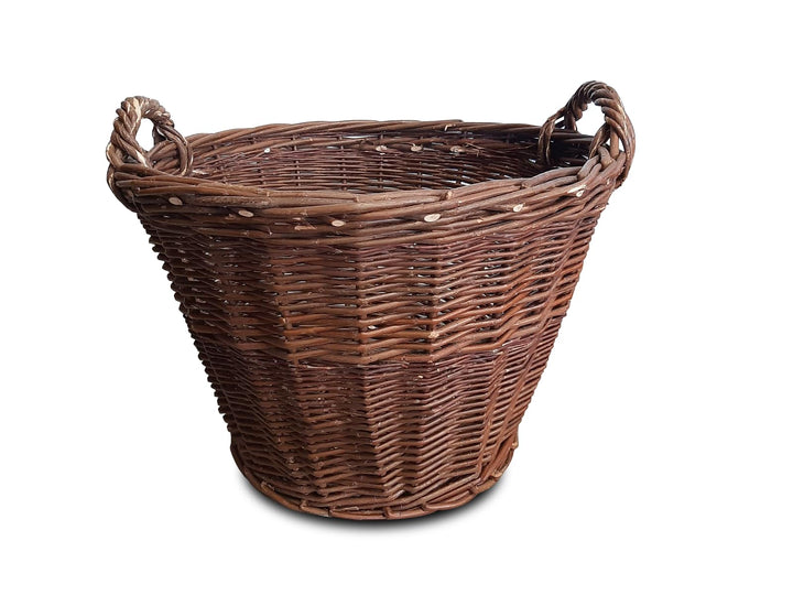 Ø 45 cm Weidenkorb mit Henkel 3 Grössen Erntekorb Kartoffelkorb Natürlicher Aufbewahrungskorb Obstko