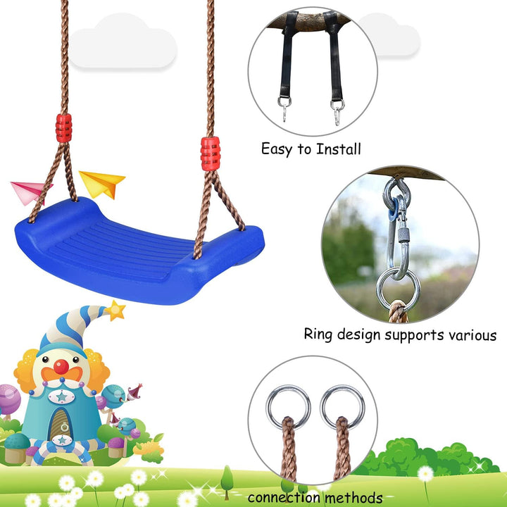 Schaukel Garten Kinderschaukel Schaukelsitz Schaukelbrett Brettschaukel für Kinder zum Schaukeln Out