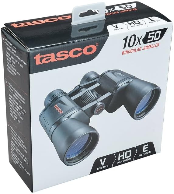 Tasco - 10x50 - Essentials - Porro - Fernglas - Kompakt - Mehrschichtvergütet - 170150