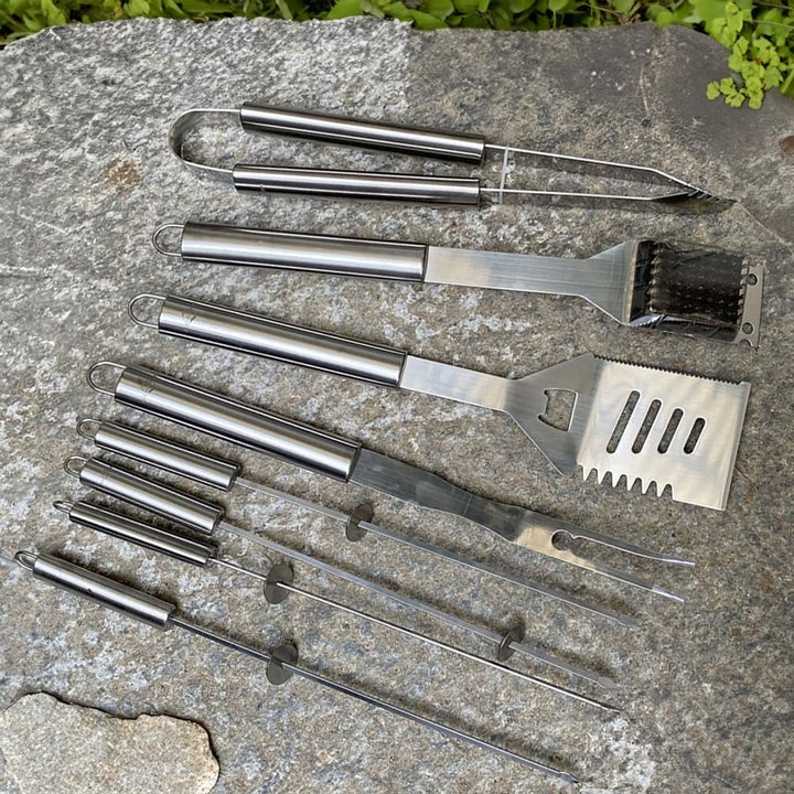 Küchenprofi BBQ Phoenix, 8-TLG. Grill Zubehör Set, Silber, 1069682808