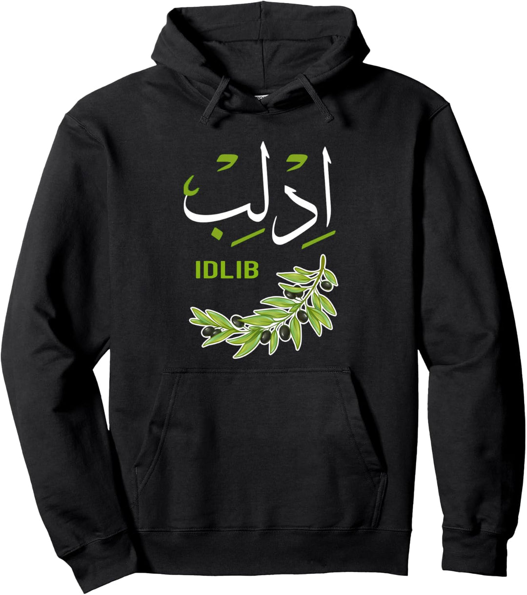 Idlib City, Syrien-Flagge. Pullover Hoodie