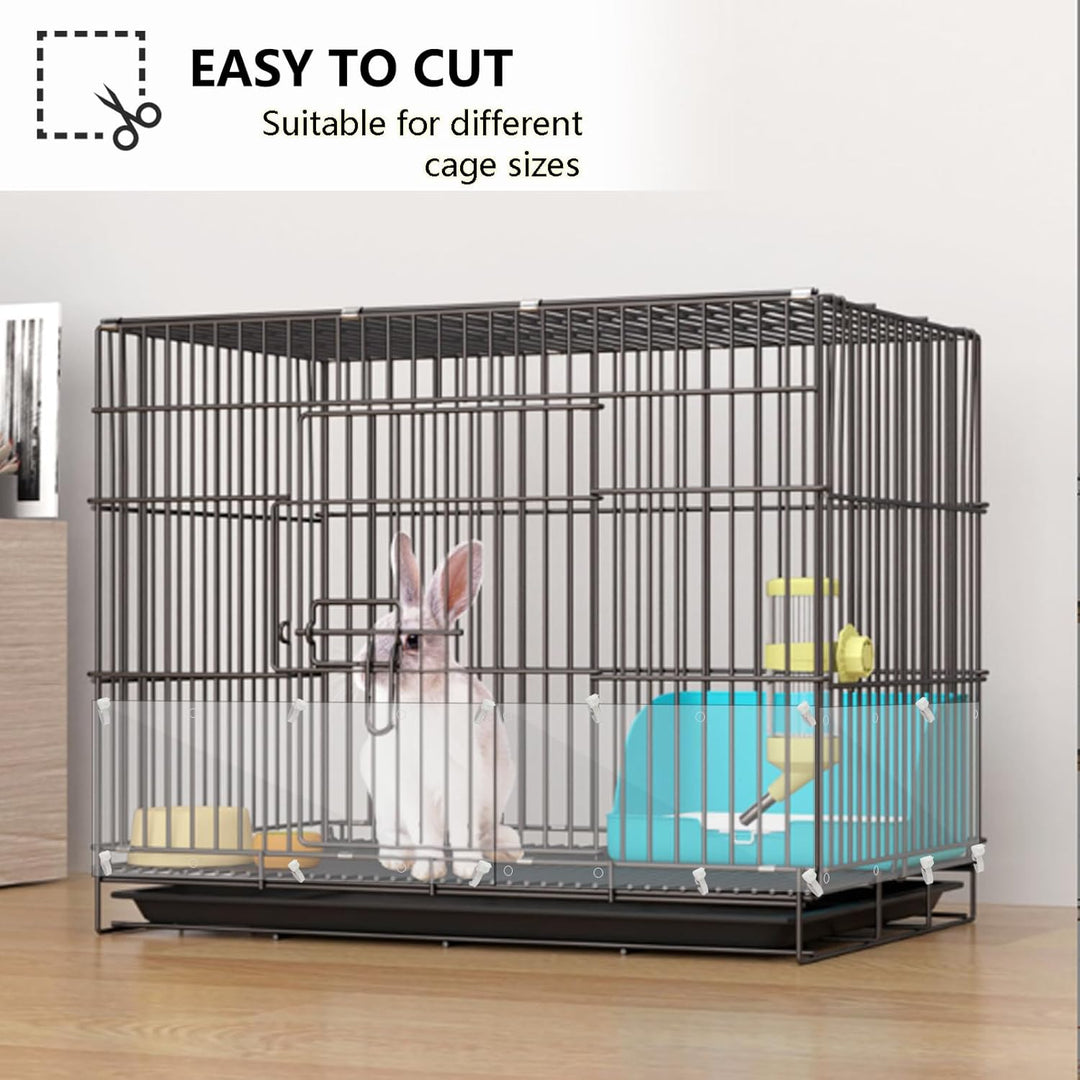 18 Stück Haustierkäfig Einlagen, Käfig-Urin-Schutz, 35x15 cm Haustierkäfig-Einlage mit 180 Stück Kab