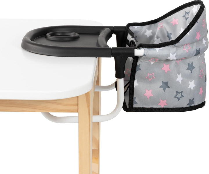 Bayer Design 65907AA Puppentischsitz, Sitz für Puppen mit intergiertem Tablett, für Puppen bis 46 cm