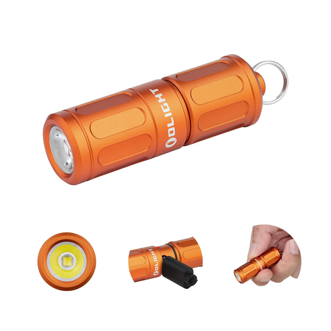 OLIGHT I1R II Pro EOS Mini LED Taschenlampe 180 Lumen Superhelle USB-Aufladbare Handlampe Schlüsselb