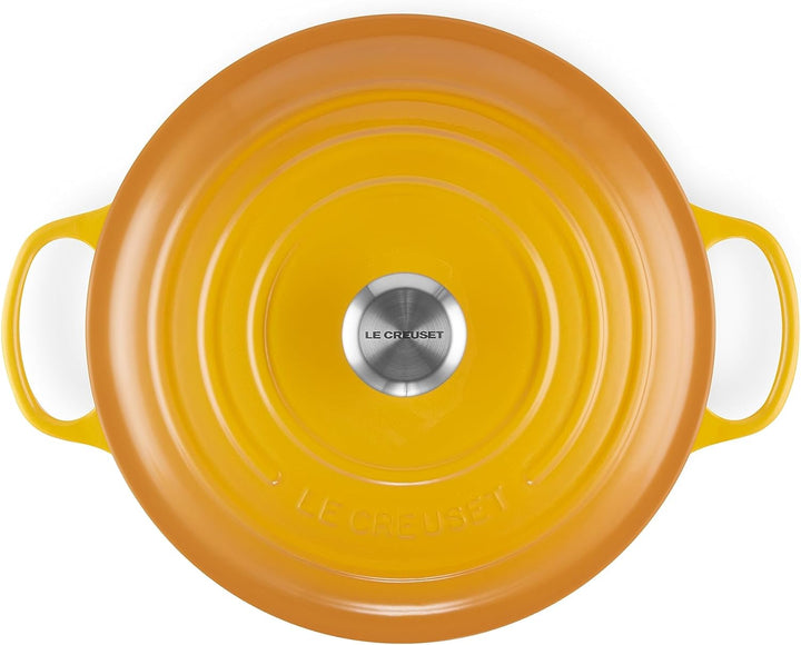 Le Creuset Signature Gusseisen-Bräter mit Deckel, Ø 28 cm, Rund, Für alle Herdarten und Induktion ge
