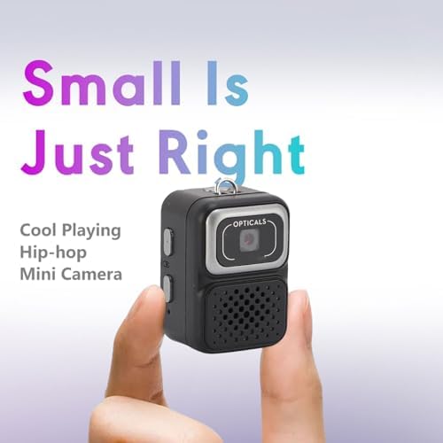 Bewinner Vintage-Digitalkamera, 1080P FHD Vlogging Schlüsselbundkamera mit 0,96-Zoll-Display, 2 MP T