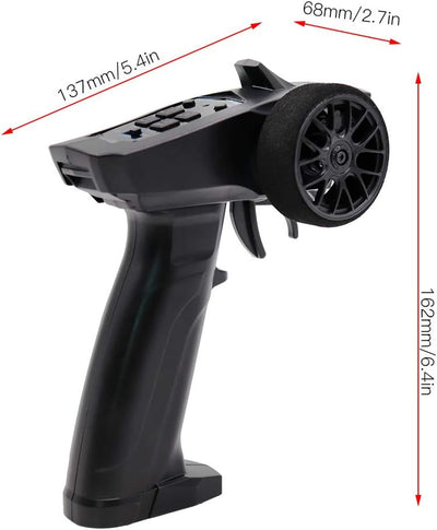 2,4 GHz 3CH Funksender 3 Kanäle Fernbedienung mit Empfänger Racing 91803G-VT für RC Car Boat